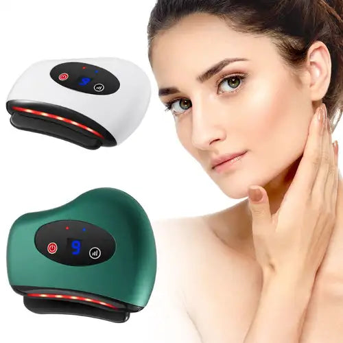 Gua Sha Électrique – Massage Facial Liftant & Éclat Instantané