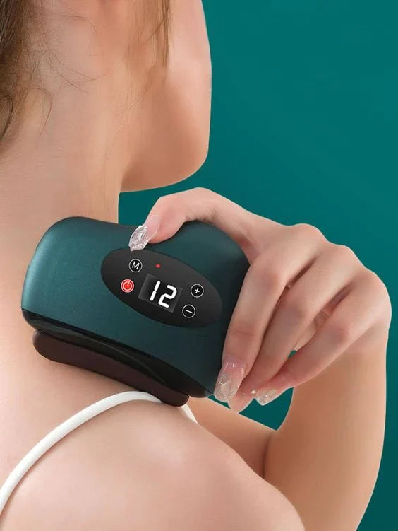 Gua Sha Électrique – Massage Facial Liftant & Éclat Instantané