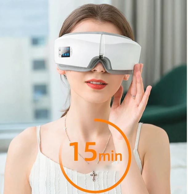 Masseur Oculaire Intelligent 4D – Relaxation, Anti-cernes & Fatigue