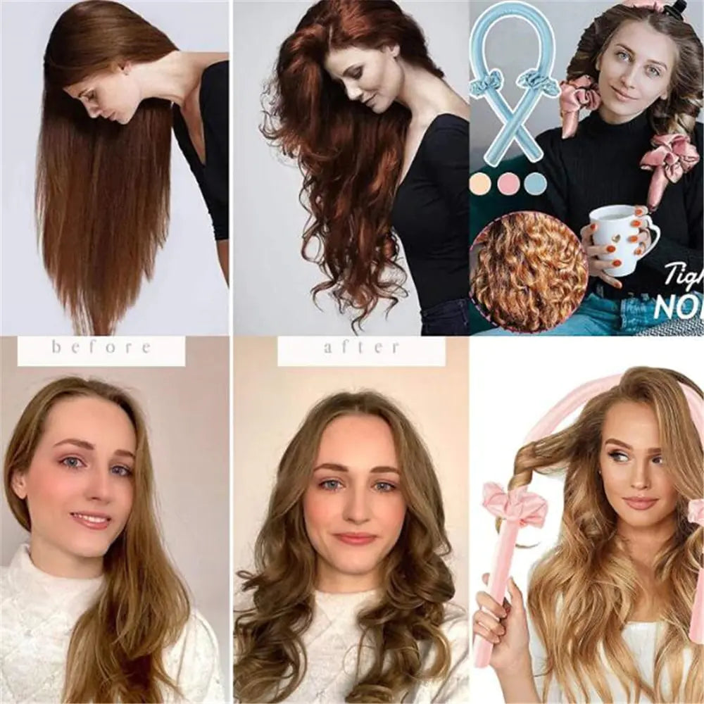 Serre-tête Boucleurs – Boucles Parfaites Sans Chaleur & Sans Dommages
